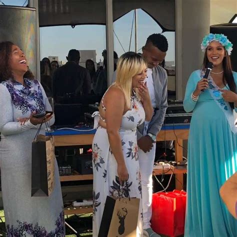 Little did he know that his spiteful partner would later use that to. Monique Muller's baby shower pictures | News365.co.za