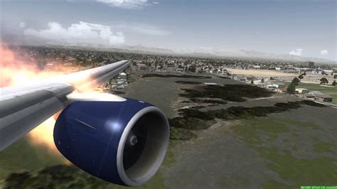 Boeing 777 200er Engine Fire Crash Landing Las Vegas Klas Youtube