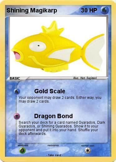 Pokémon Shining Magikarp 10 10 Gold Scale My Pokemon Card
