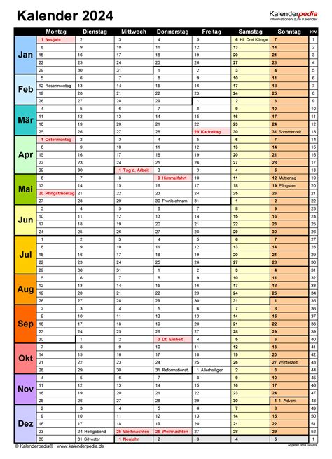 Kalender 2024 Pdf Zum Ausdrucken