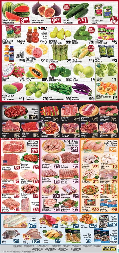 Tonys Fresh Market Weekly Ad Sales And Flyers Specials Mallscenters