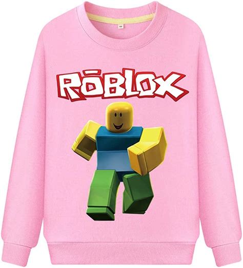 Niniubal Roblox Pullover Sudadera Clásica Con Cuello Redondo Y Suéter