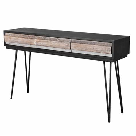 Besonders praktisch und funktional sind modelle mit fächern und schubladen. LivinHill Adesso Konsolentisch mit drei Schubladen 140 x ...