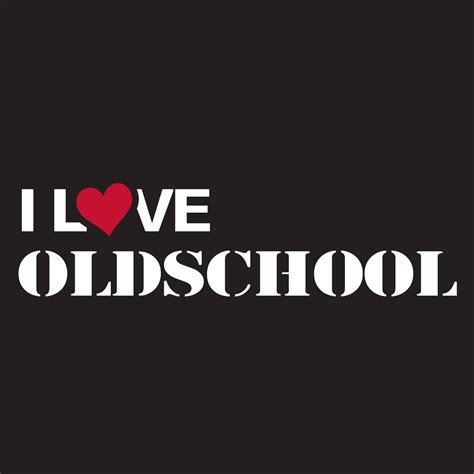 I Love Oldschool Sticker Iloveoldskstic Autocollant Rigeshop