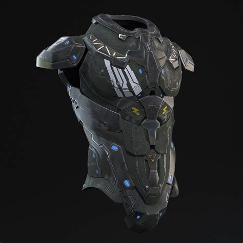 3ds Max Sci Fi Armor With Images Sci Fi Armor Armor Futuristic Armour