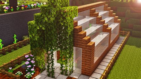 Remember, gardens in minecraft can be used strictly as aesthetic sanctuaries to impress other players and bring tranquility to your home base. Minecraft - Gardening 101 - Greenhouse - Tutorial #2 (HD ...