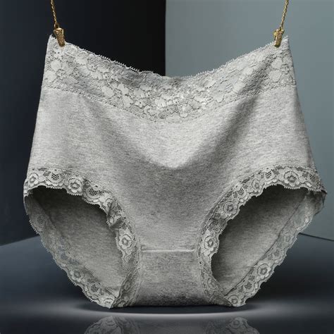 Women Cotton Underwear High Waist Breathable Trigonometric Lingeries