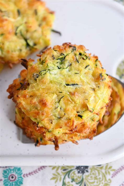 Healthy Baked Cheesy Zucchini Bites Ie Fritters