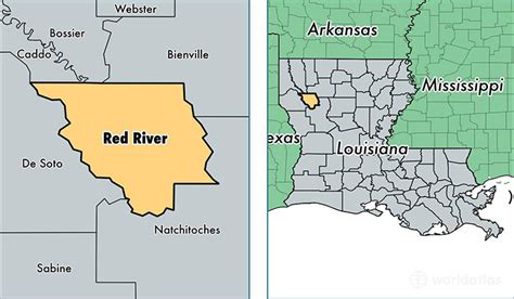 Red River On Us Map Maping Resources
