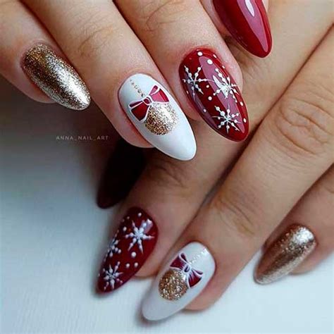 Christmas nails with festive design you want to try that is super fun. The Best Christmas Nails Ideas for 2020 | Cute Manicure