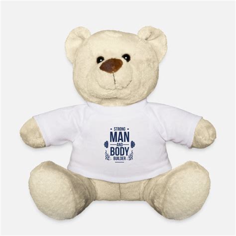 Shop Body Builder Teddy Bear Toys Online Spreadshirt