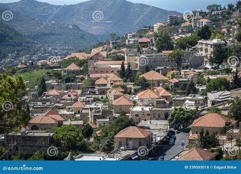 Deir El Qamar Lebanon Dans Le District De Shouf Photo Stock Image Du