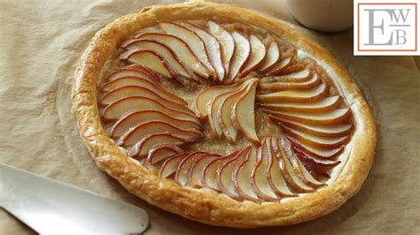 For the filling, spread the base of the pastry case with 4 tablespoons of raspberry jam. mary berry pear tart