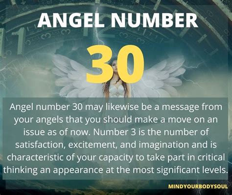 30 Angel Number Meaning And Symbolism Mind Your Body Soul