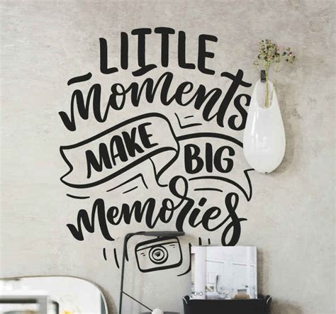 Making Memories Home Text Wall Decal Tenstickers
