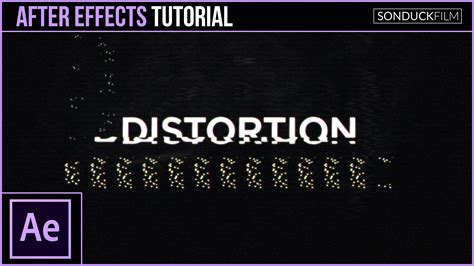 After Effects: Glitch Digital Distortion Effect for Motion Graphics