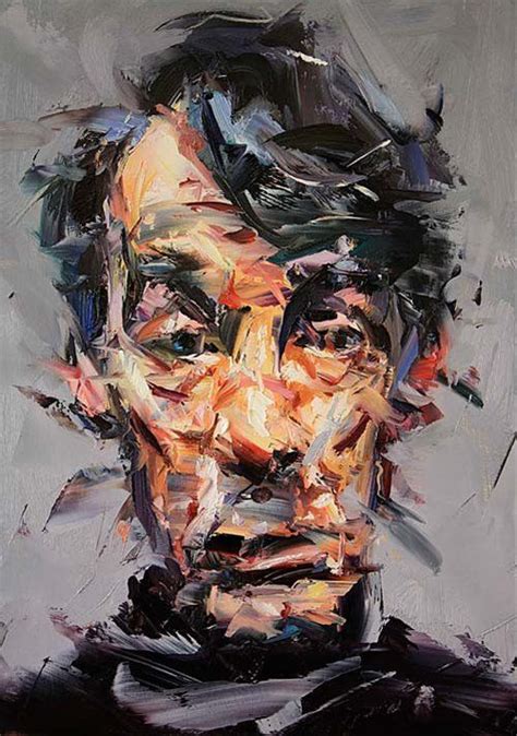 Powerfully Moving Brush Strokes Art Painting Portrait Art