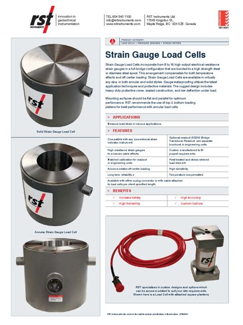 Strain Gauge Load Cells Lpb0005i Electrical Components Building