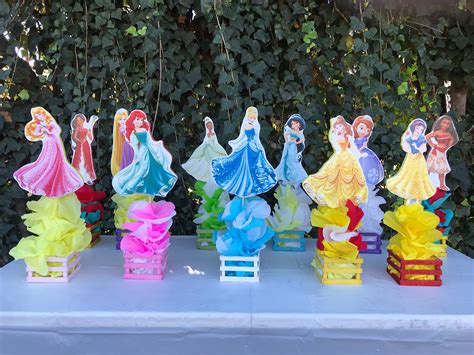 11 Disney Princess Table Centerpieces Birthday Party Etsy