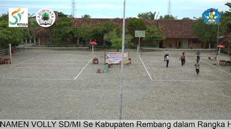 Turnamen Volly Sd Mi Se Kabupaten Rembang Dalam Rangka Hut Smp Negeri Lasem Ke Lasem