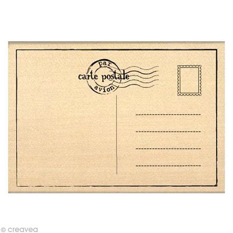 Carte Postale En Bois