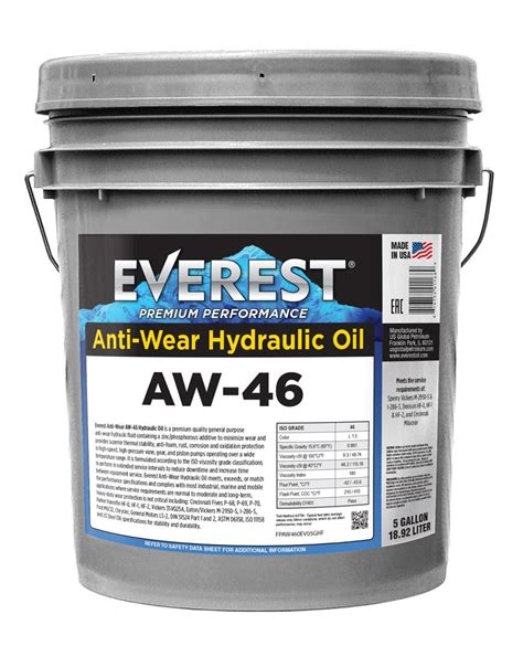 Aw 46 Hydraulic Fluid The Best Hydraulic Oil