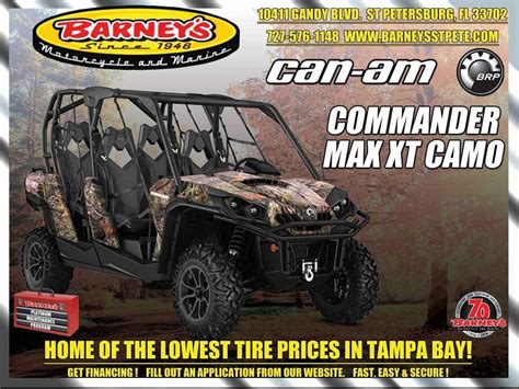 New 2017 Can Am Commander Max Xt 1000 Camo Atvs For Sale In Florida