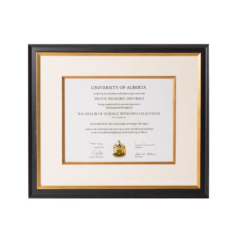 Certificate Frame With Mat Technicare