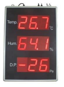 THD/THDV/THPD/DPD/TD Display Screen For Temp./Humidity/Diff. Pressure - Temperature/Humidity ...