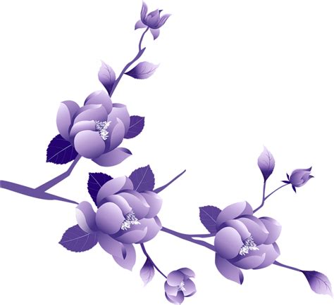 Free Purple Flowers Transparent Background Download Free Purple