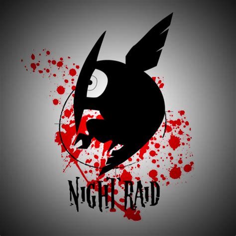 Night Raid Logo Akame Ga Kill Karya Seni Fantasi Seni Anime