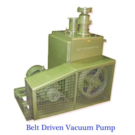 Aluminium Single Stage Belt Driven High Vacuum Pump Automation Grade