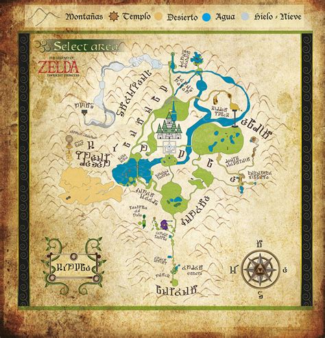 Twilight Princess Map On Behance