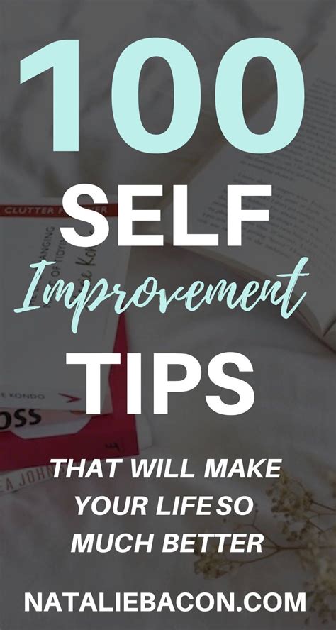100 Self Improvement Tips | Self improvement tips, Self improvement, Self