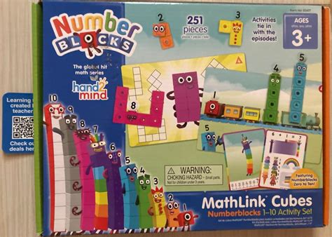 Hand2mind Numberblocks Mathlink Cubes 1 10 Activity Set 30 Activities