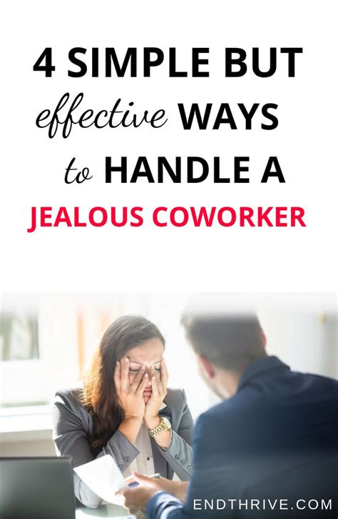 Whats The Best Way To Handle Jealous Coworkers Dealing With