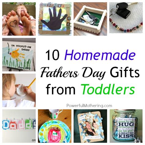 10 Homemade Fathers Day Ts From Toddlers