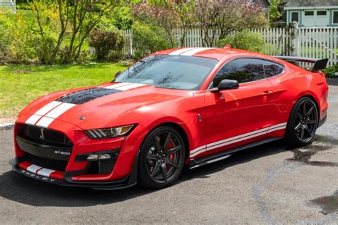 2021 Ford Mustang Shelby Gt500 Carbon Fiber Track Pack For Sale On Bat
