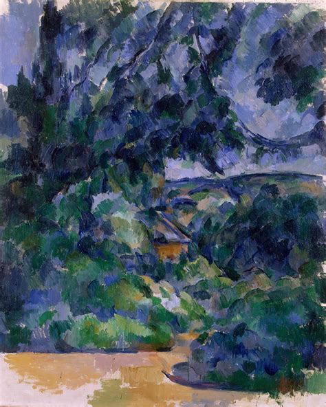 Paul Cezanne Paysage Bleu 100x81 Cm 1904 06 Hermitage Museum St