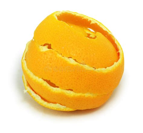 Orange Peel Isolated Stock Image Image Of Orange Nutrition 16461747