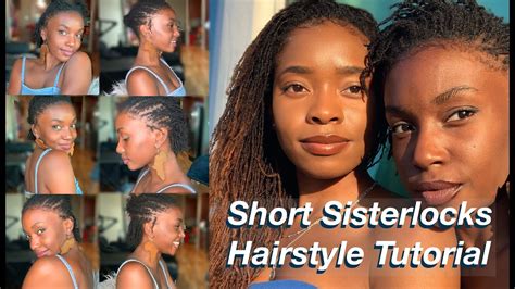 Sisterlocks is a beautiful natural hairstyle. Sisterlocks Styles For Short Hair / My Go To Sisterlock Hair Styles For Short Hair Youtube ...