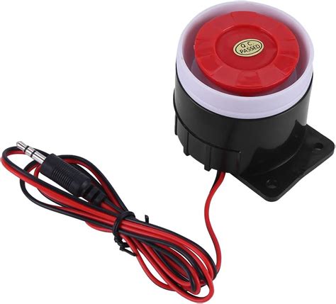 dc 12 v mini verdrahtete sirene home security sound alarm system 110 db horn alarm kit indoor