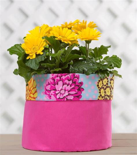 How To Make A Flower Pot Cover Garden Bags Plant Pot Covers Sewing