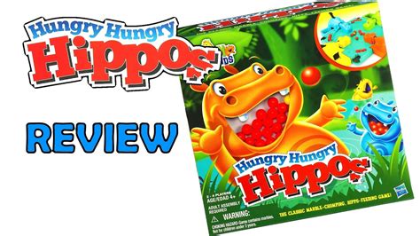 Hungry Hungry Hippos Board Game Unbox And Review Youtube