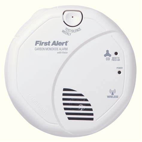 First Alert Wireless Interconnect Carbon Monoxide Detector With Voice