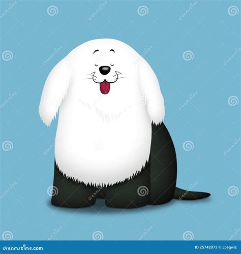 Cartoon Sheepdog With Long Hair Woulfe Bochicwasure