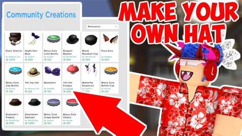 Roblox Ugc Update Released Make Your Own Hat Youtube