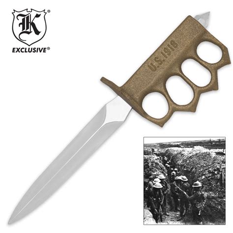 1918 Wwi Trench Knife Replica Cutlery Usa