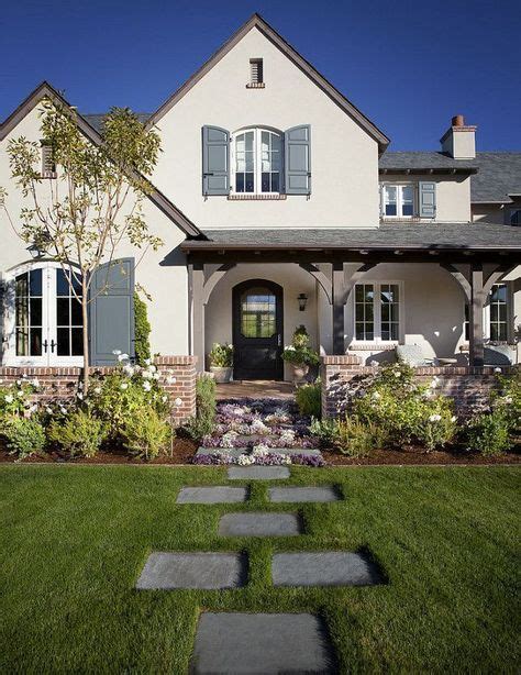 When perusing exterior ideas for more traditional homes, you'll notice that exteriors are usually comprised of brick and wood shingles, while stone and metal siding are popular contemporary options for more modern homes. Exterior house colors with brick stucco 33 ideas for 2019 ...