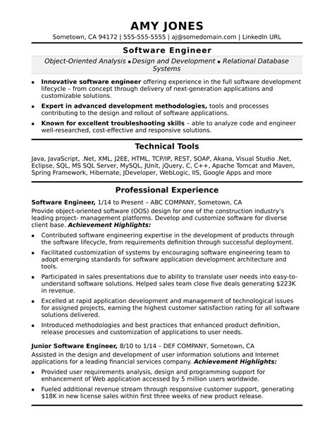 This software engineer cv example shows you some of the ways you can communicate this. Software Engineer Resume Samples | IPASPHOTO